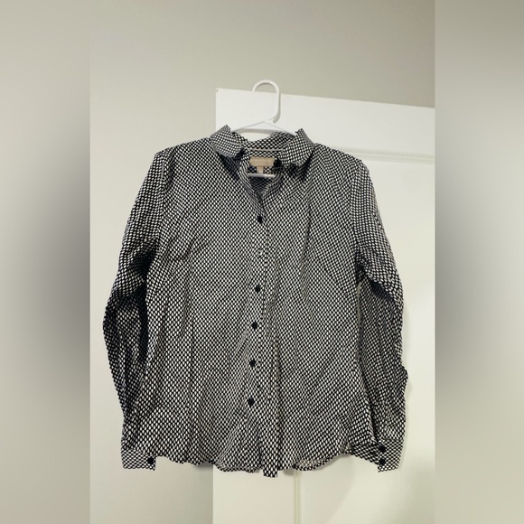 Banana Republic Black and White Checkered Men's Shirt - Picture 8 of 8